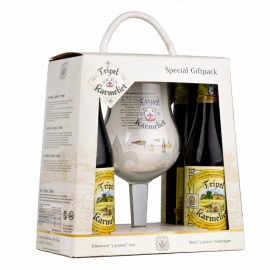 Piwo Bosteels Tripel Karmeliet Zestaw 4x 8,4% 330 ml + Szkło