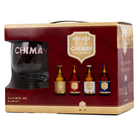 Piwo Chimay Zestaw (4x But. 0,33 L + Szkło)