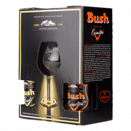 Piwo Dubuisson Bush Zestaw (2 x Caractère 12% 330 ml + 2 x Triple 10,5% 330 ml + Szkło)