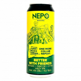 Piwo Nepomucen Better With Friends - OneMoreCollab #1 6% 500 ml Puszka