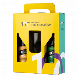 Piwo Stu Mostów WRCLW Zestaw 2 Piwa 500 ml + szkło