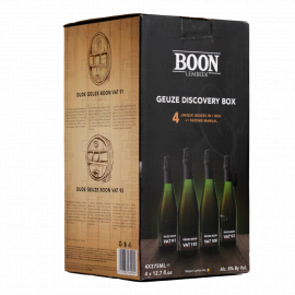 Piwo Boon Oude Gueuze VAT Discovery Box 8% 4 x 375 ml