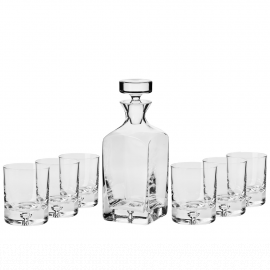 Komplet do whisky 7-częściowy Krosno Legend