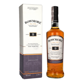 Whisky Bowmore 9 Years 40% 700 ml zestaw