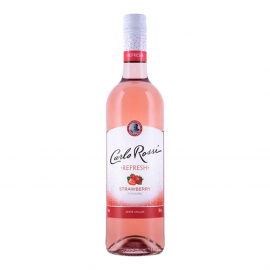 Wino Carlo Rossi Ice Strawberry 10% czerwone słodkie 750 ml