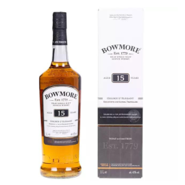 Whisky Bowmore 15 YO Gold And Elegant 43% 1000 ml