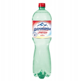 Woda Ustronianka z Magnezem gazowana 1500 ml