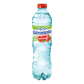 Woda Ustronianka O Smaku Truskawki Z 20% Soku 1500 ml niegazowana