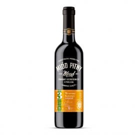 Miód Pitny Trójniak Augustowski Wczesny Kawowy 14% 750 ml
