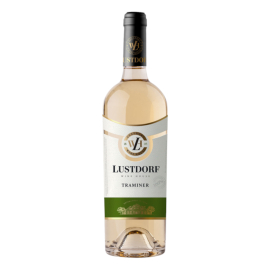 Wino Lustdorf Traminer 11% białe półsłodkie 750 ml