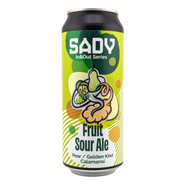 Piwo Sady In & Out Fruiy Sour Ale Pear, Golden Kiwi, Calamansi 5,6% 500 ml puszka
