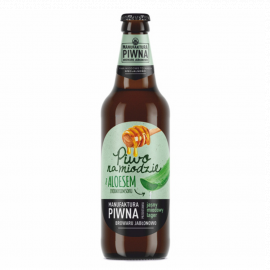 Piwo Jabłonowskie Na Miodzie Z Aloesem 5% 500 ml