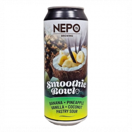 Piwo Nepomucen Smoothie Bowl Yellow Sunrise - Banana, Mango, Pineapple, Lemon Pastry Sour Ale 5% 500 ml puszka