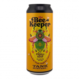 Piwo Tankbusters The BeeKeeper vol.4 Passion Fruit, Peach, Tangerine, Calamansi - Pastry Sour 6,8% 500 ml puszka