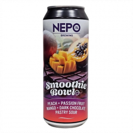 Piwo Nepomucen Smoothie Bowl - Tropical Paradise Mango, Passion Fruit, Maple Syrup, Guava, Coconut - Pastry Sour 5% 500 ml Puszka