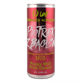 Piwo Jan Olbracht Piotrek z Bagien Funky Wild Fruit Cherry 5,9% 250 ml Puszka