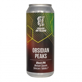 Piwo Artezan Obsidian Peaks 7% 500 ml puszka