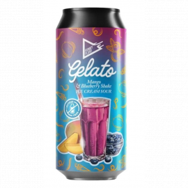 Piwo Funky Fluid Gelato Mango Blueberry Shake Lactose Free 5,5% 500 ml Puszka