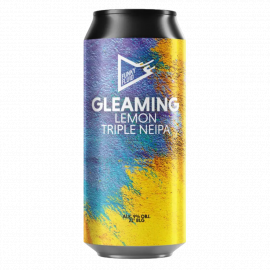 Piwo Funky Fluid Gleaming - Lemon Triple NEIPA 9% 500 ml Puszka
