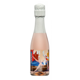 Wino Mini Prosecco DOC Lido Rose brut 11% różowe wytrawne 200 ml