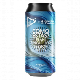 Piwo Funky Fluid Como Estas? - Elani Single Hop Session NEIPA 4,4% 500 ml Puszka