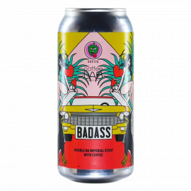 Piwo Hopito Badass - Imperial Stout Aged in Heaven Hill Turkey Barrels with Coffee 12% 440 ml Puszka