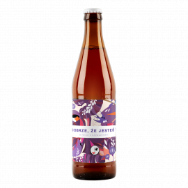 Piwo Hoplala Dobrze, że Jesteś - Witbier z Rozmarynem 4,1% 500 ml