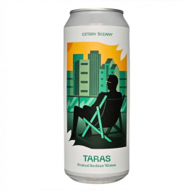 Piwo Cztery Ściany Taras - Fruited Berliner Weisse 4,7% 500 ml Puszka