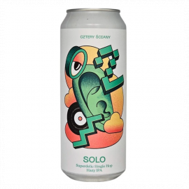 Piwo Cztery Ściany Solo - Superdelic Single Hop Hazy IPA 6,9% 500 ml Puszka