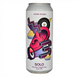 Piwo Cztery Ściany Solo - Nectaron Single Hop Hazy IPA 6,9% 500 ml Puszka