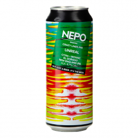 Piwo Nepo Unreal - Crazy Lines #44 6,7% 500 ml puszka