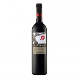 Wino Las Chanas Tinto Semidulce 12% czerwone półsłodkie 750 ml
