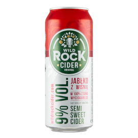 Cydr Wild Rock Cherry Apple 9% 500 ml puszka