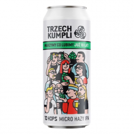 Piwo 10 Hops Micro Hazy Ipa 3,2% 500 ml puszka