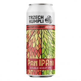 Piwo Trzech Kumpli Pan IPAni Double Urodzinowe 10 lat Double Wheat IPA 6,7% 500 ml puszka