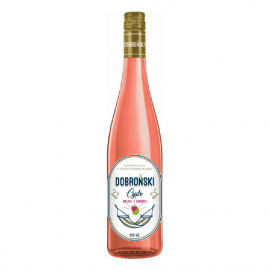 Cydr Dobroński malina z limonką 4,5% 750 ml