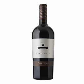 Wino Capoforte Primitivo IGT Salento 15% czerwone półwytrawne 750 ml