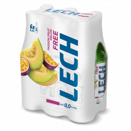 Piwo Lech Free Marakuja i Melon 0% 6x333 ml