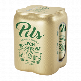 Piwo Lech Pils 5,5% 4x500 ml Puszka
