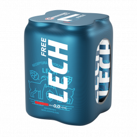 Piwo Lech Free 0% 500 ml 4 - pak Puszka