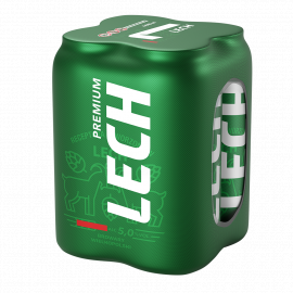 Piwo Lech Premium 5% 500 ml 4 - pak Puszka