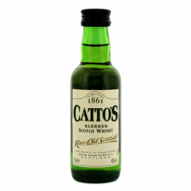 Whisky Miniaturka Cattos 40% 50 ml