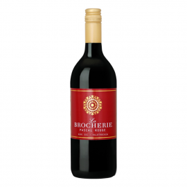 Wino La Brocherie Pascal Rouge Demi-Sec 11,5% czerwone półwytrawne 1000 ml