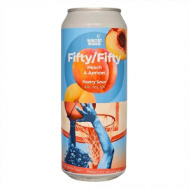 Piwo Magic Road Fifty/Fifty Peach Apricot 5% 500 ml Puszka