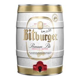 Piwo Bitburger Premium Pils Party Fass 4,8% 5l