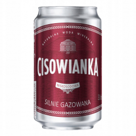 Woda Cisowianka Silnie Gazowana 330 ml puszka