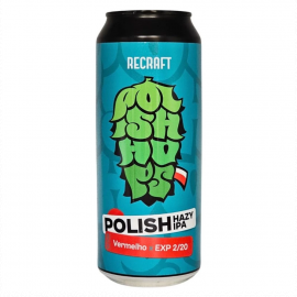 Piwo Recraft Polish Hazy IPA Vermelho Exp 2/20 500 ml Puszka