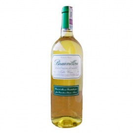 Wino Beauvillon 11% białe półsłodkie 1000 ml