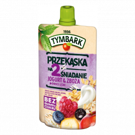 Mus Tymbark Drugie Śniadanie Owoce Leśne Płatki Owsiane Jogurt 100 G