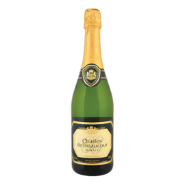 Wino Charles De Beacour Brut 10,5% białe wytrawne 750 ml